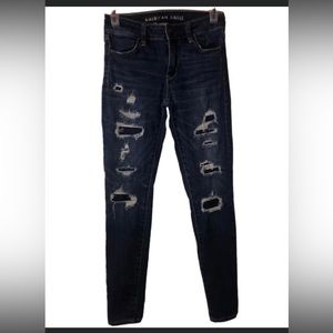 American eagle skinny jeans size 0 short
